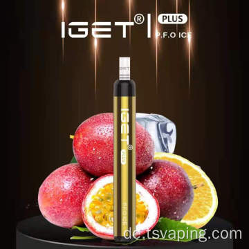 Vape -Einweg -Iget Plus1200 Puffs Vape Stift